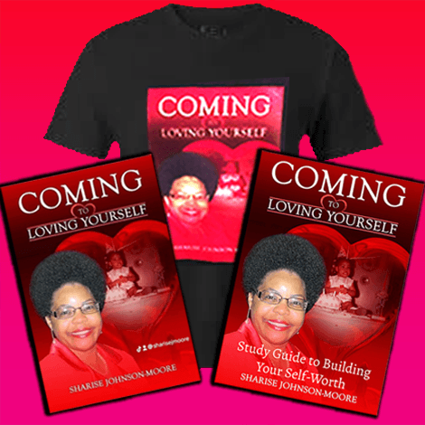 Coming To Loving Yourself Book & Workbook & T-Shirt -(S/M/L) 